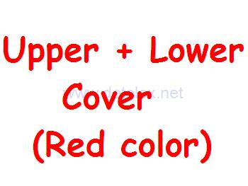 Syma X21 X21W X21-S Mini quadcopter parts Upper + Lower cover (Red color) - Click Image to Close